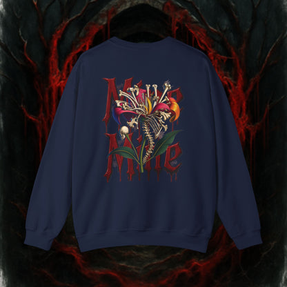 Gothic Monster Sweatshirt - Unisex Crewneck, Spooky Apparel, Halloween Gift, Dark Aesthetic, Unique Streetwear