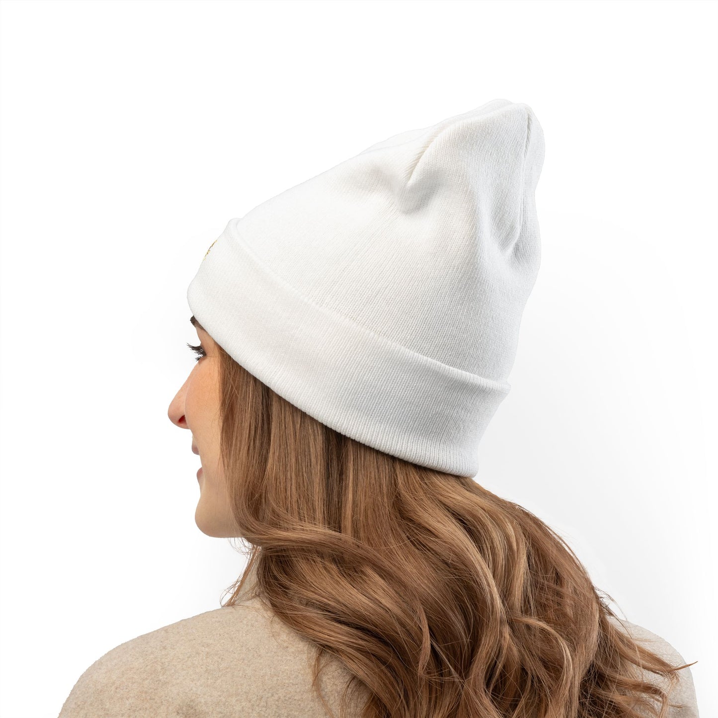 Anime-Inspired Knit Beanie, Embroidered Winter Hat, Gifts for Fans, Stylish Headwear for Cold Weather, Unique Cosplay Accessory