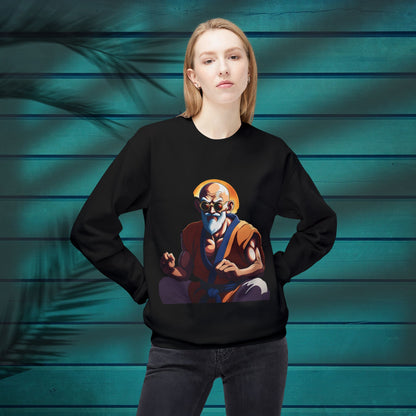 Master Roshi Softstyle Fleece Crewneck Sweatshirt