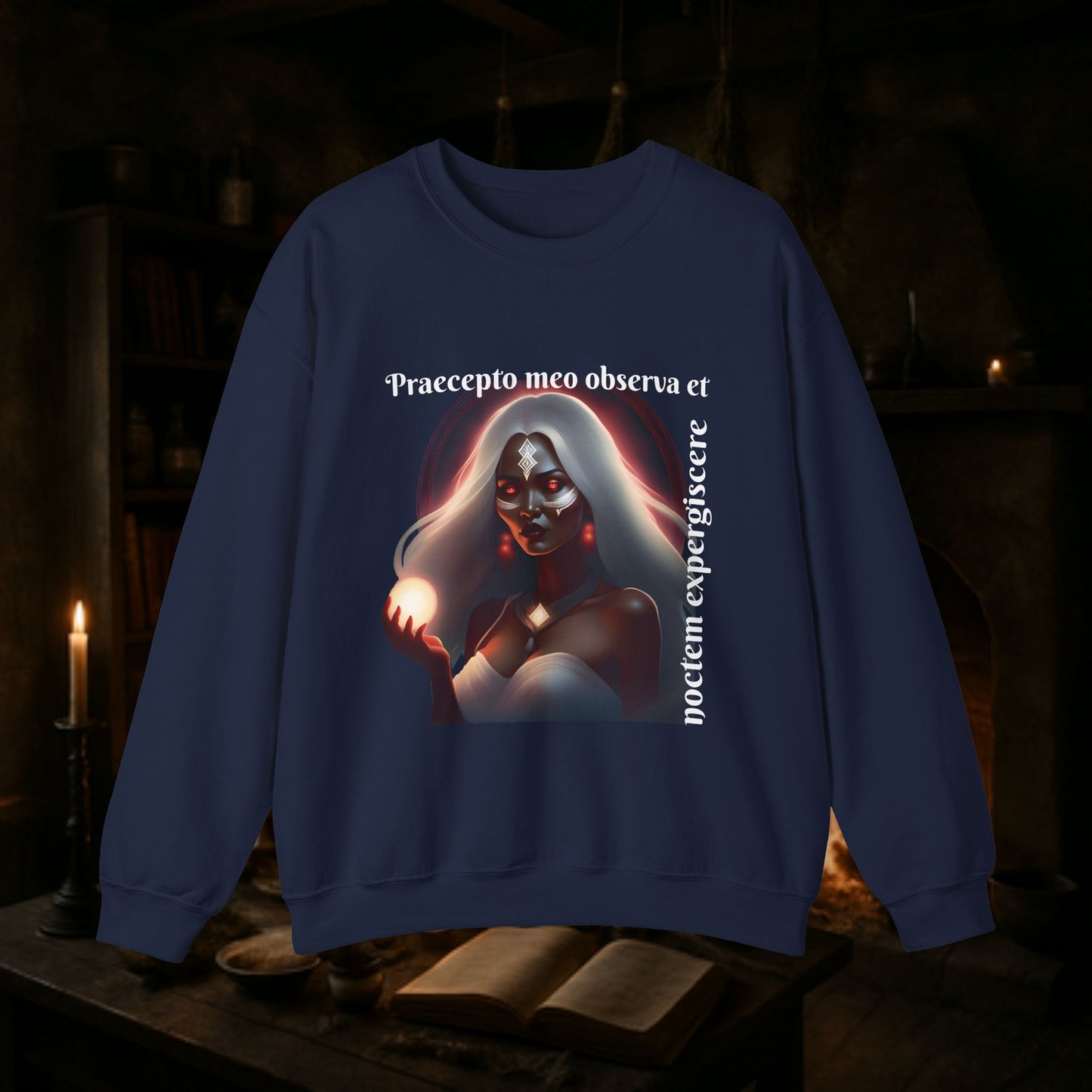 Mystical Witch Craft Sweatshirt, Cozy Crewneck, Perfect for Halloween, Gift for Witches, Casualwear for Medium Chill