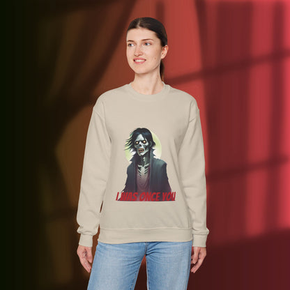 Gothic Zombie Horror Crewneck Sweatshirt - Unisex Gift for Halloween, Spooky Nights, Horror Lovers, Funny Sweatshirt, Casual Wear