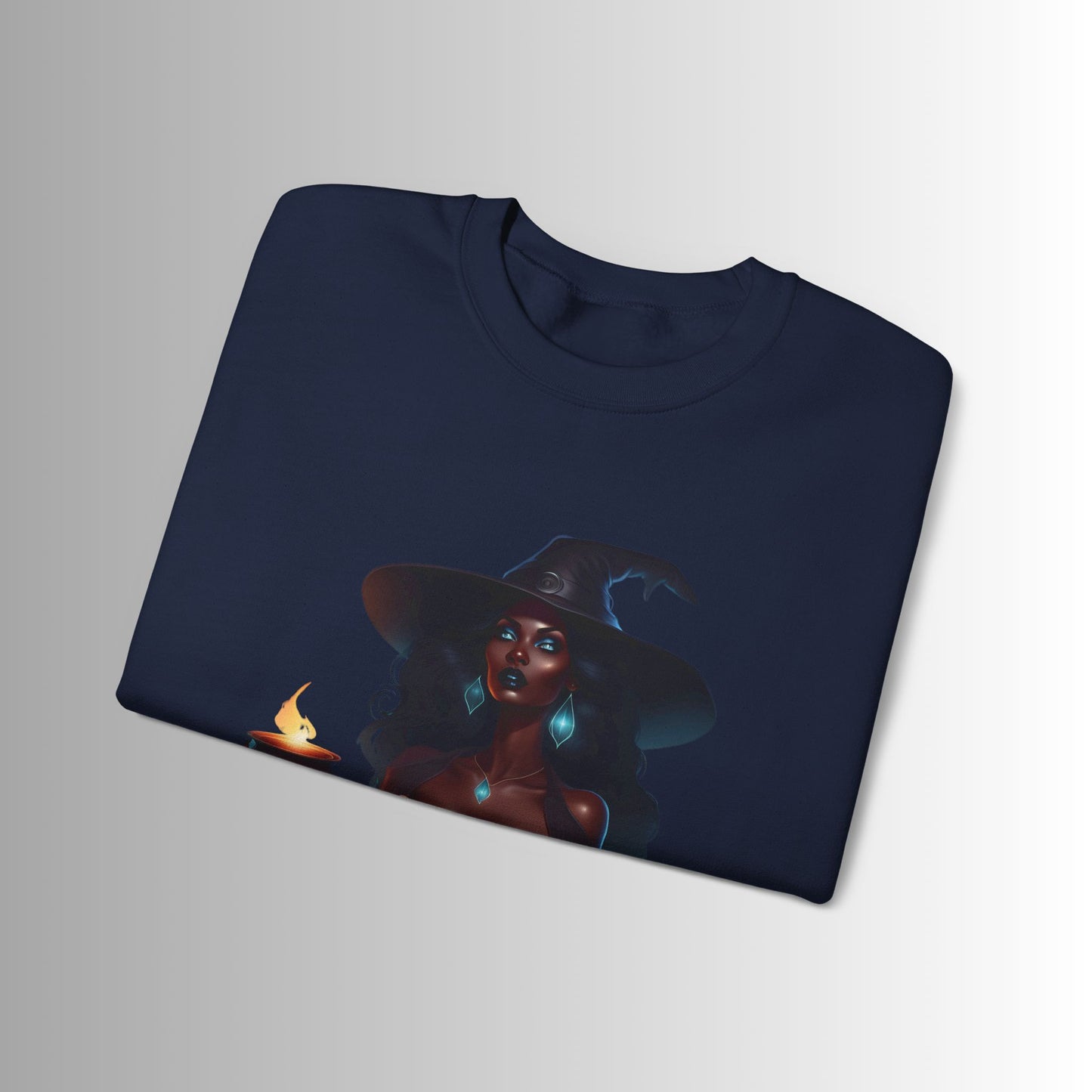 Witchy Halloween Sweatshirt, Cozy Fall Apparel, Unisex Crewneck, Halloween Costume Alternative, Spooky Season Gift, Witchy Decor