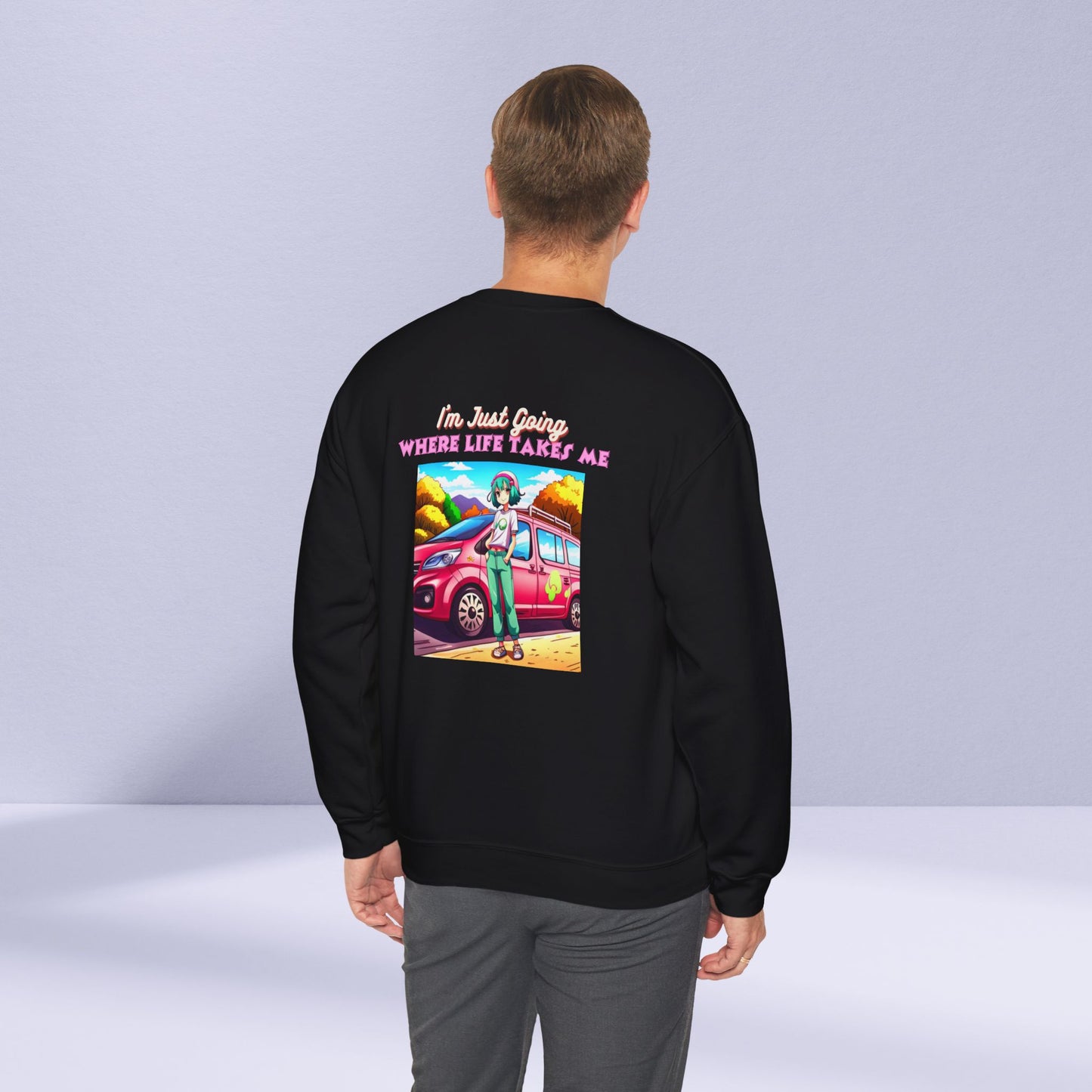 Unisex Relax And Go With The Flow Into The Future  Sweatshirt