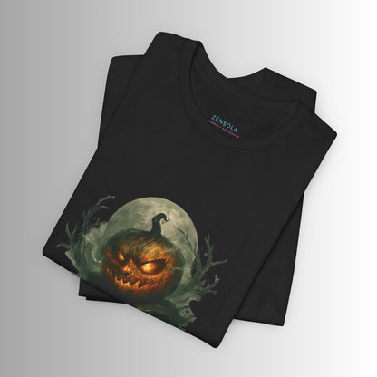 Sketched Spooky Pumpkin Monster Halloween Tee, Unisex Tee, Ghostly Apparel, Fall Fashion, Boo Graphic Shirt, Trick or Treat Wear, Halloween Gift