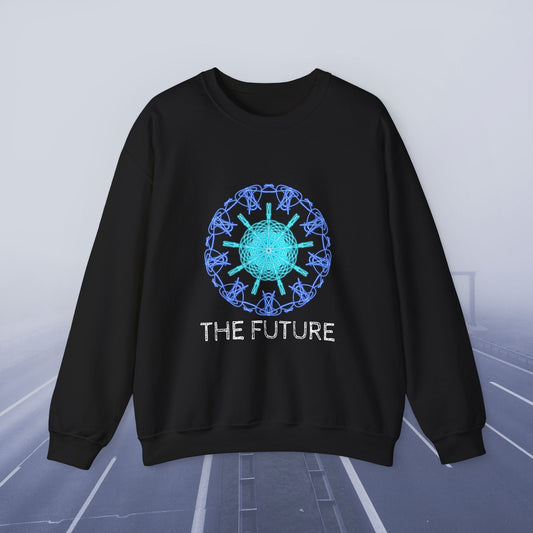 Unisex Relax And Go With The Flow Into The Future  Sweatshirt