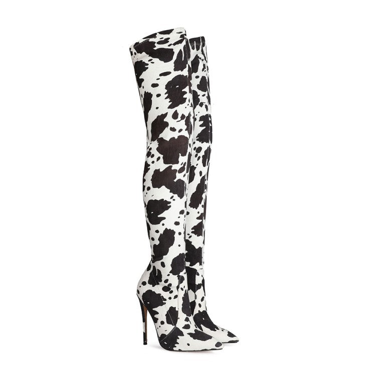 European And American Style Stiletto High Heels Over-the-knee Boots