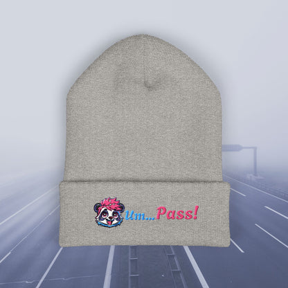 Strongly Decline Cute Classic Embroidered Beanie