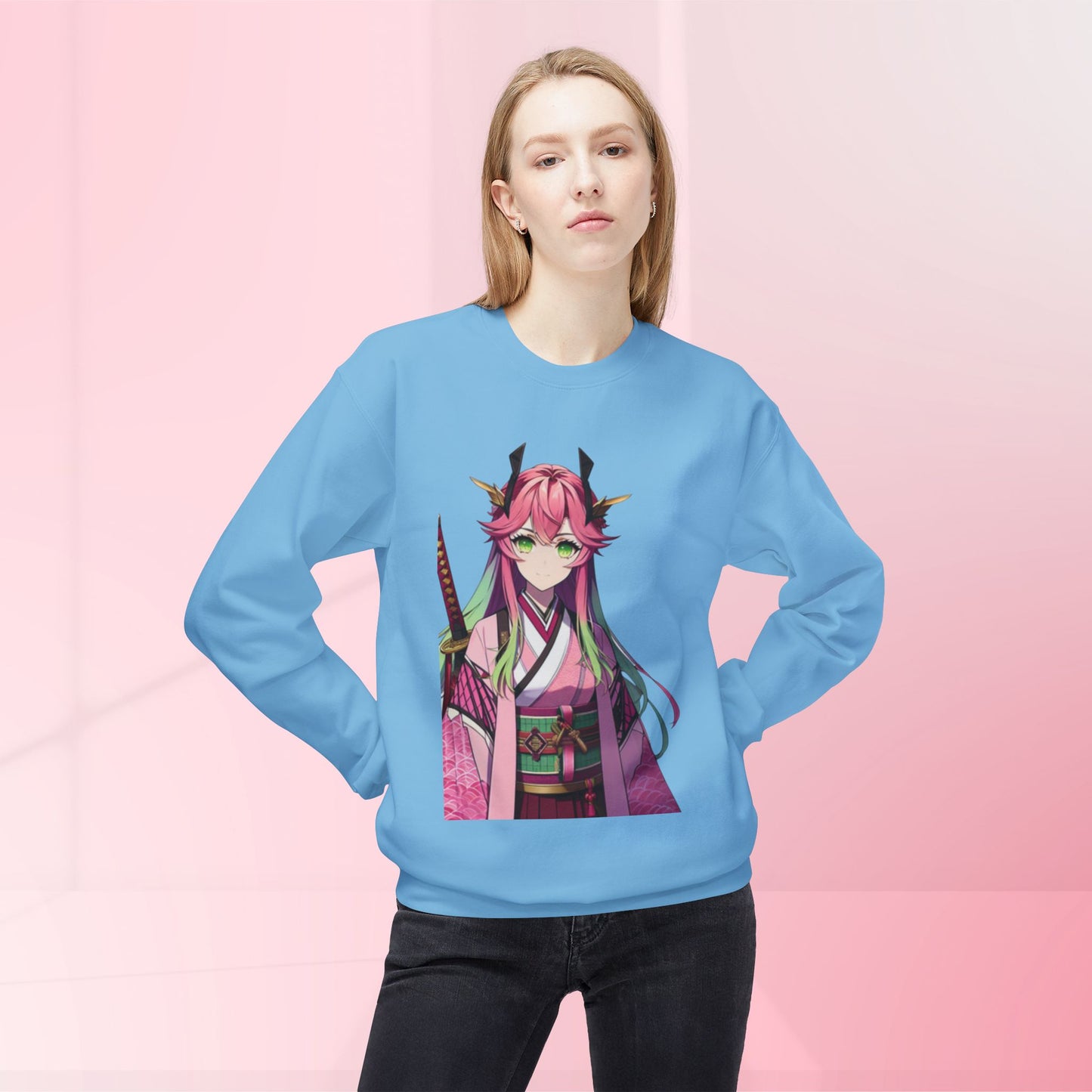 Mitsuri Fleece Crewneck Sweatshirt