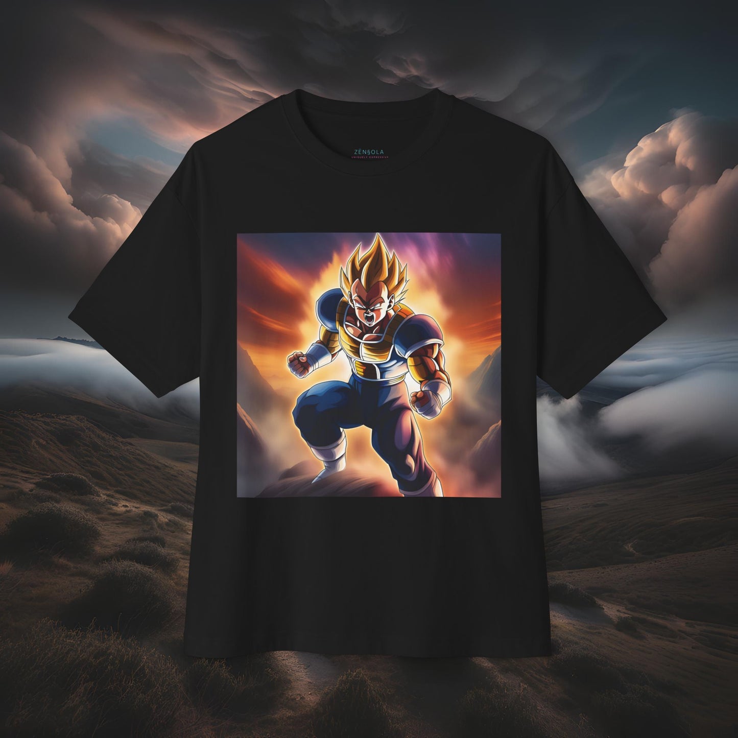 Vegeta Oversized Boxy Tee