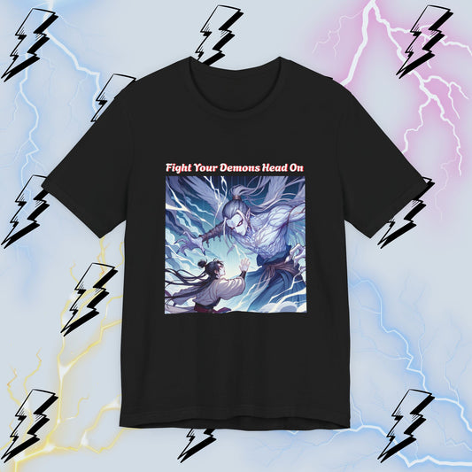 Unisex Fight Your Fears Jersey Short Sleeve Tee