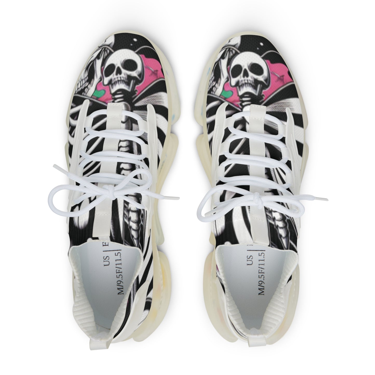 Stylish Men's Edgy Butterfly Mesh Sneakers with Playful Skeleton Design, Trendy Footwear, Unique Sneakers, Casual Men’s Shoes, Fashionable Athletic Shoes