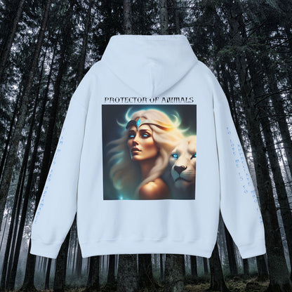 Goddess Of The Hunt Unisex Heavy Blend™ Hooded Sweatshirt