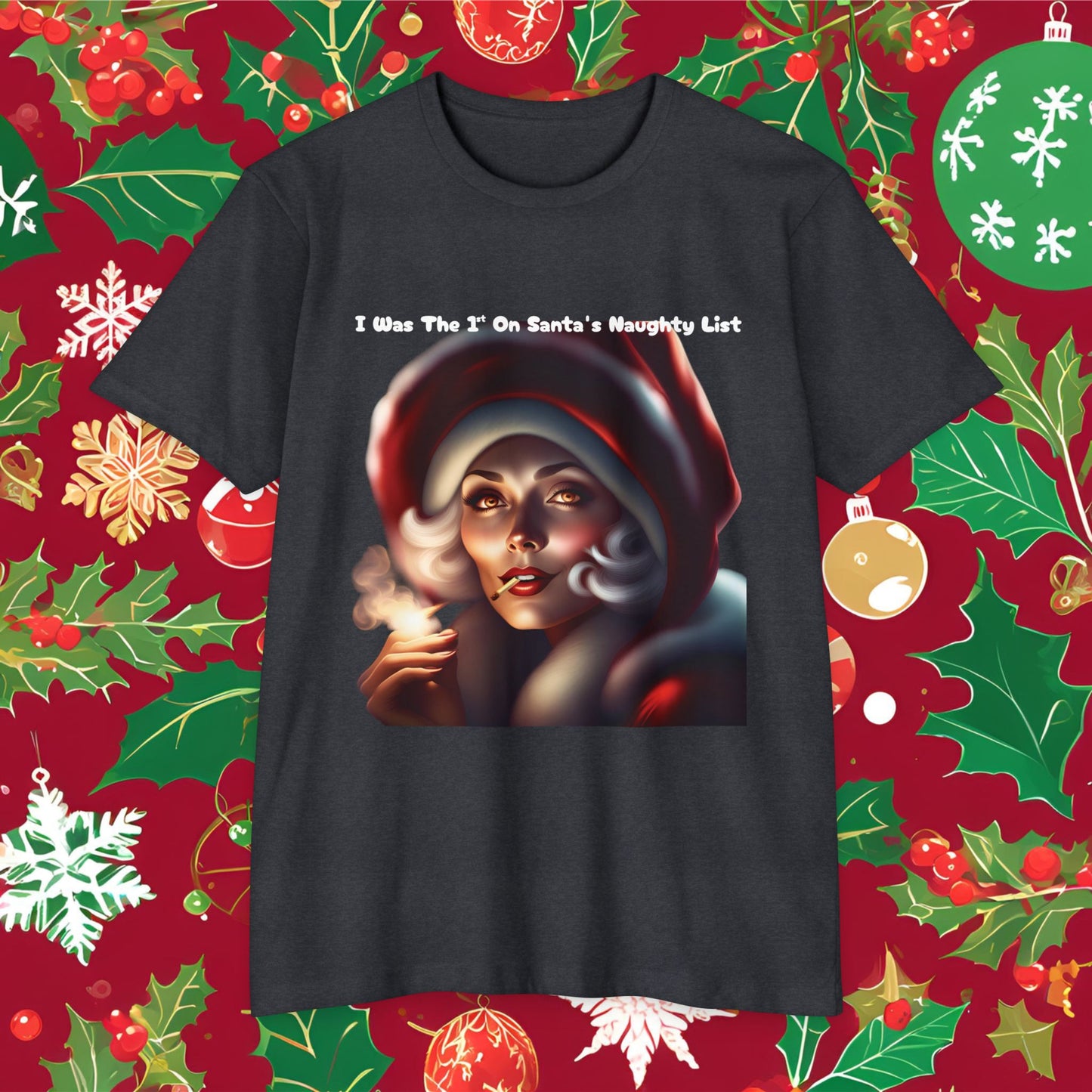 Naughty List Jersey T-shirt