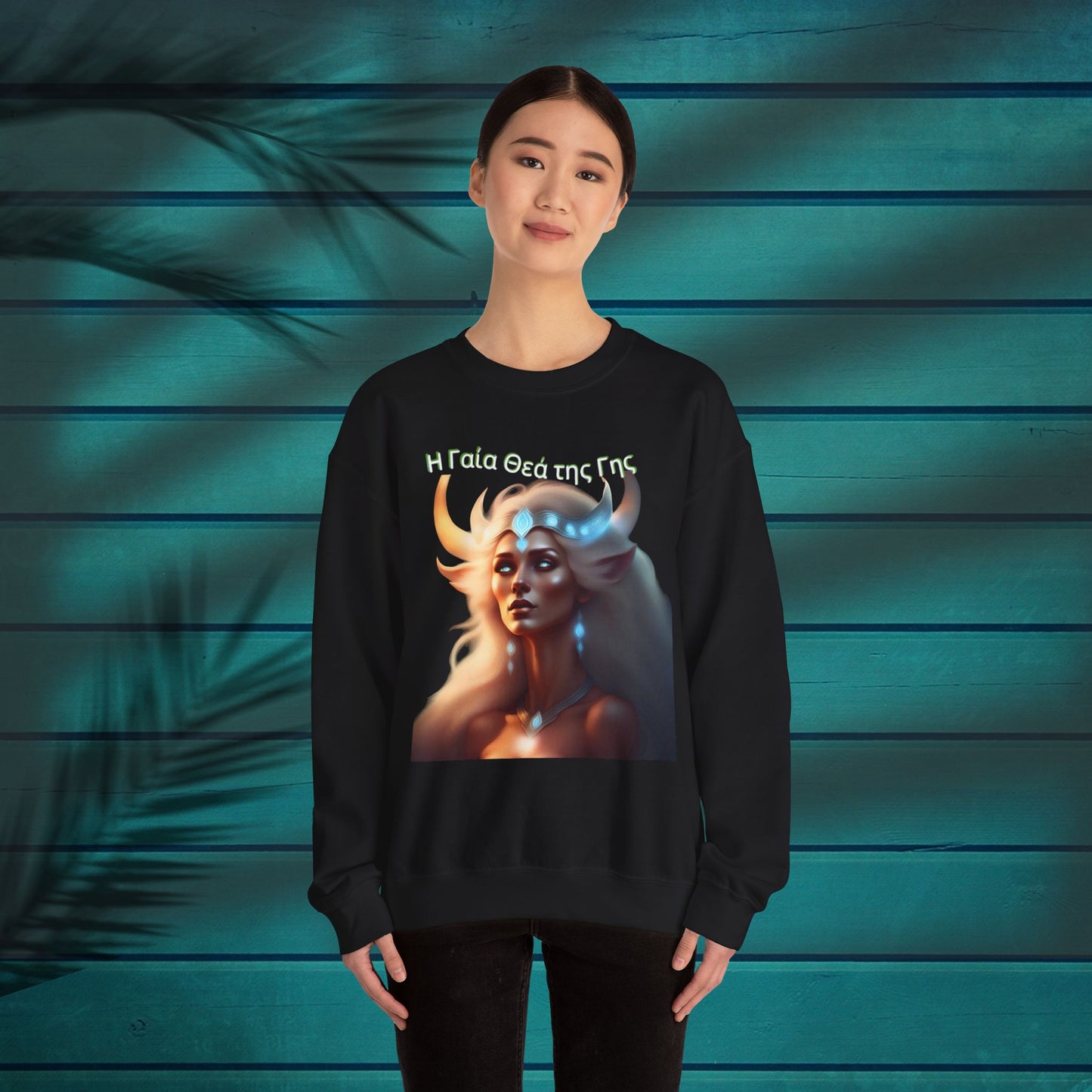 Unisex Gaia Goddess Of Earth Crewneck Sweatshirt