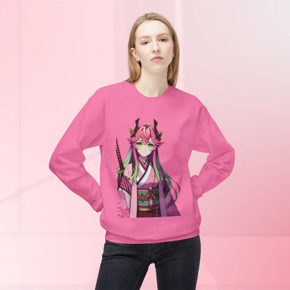 Mitsuri Fleece Crewneck Sweatshirt