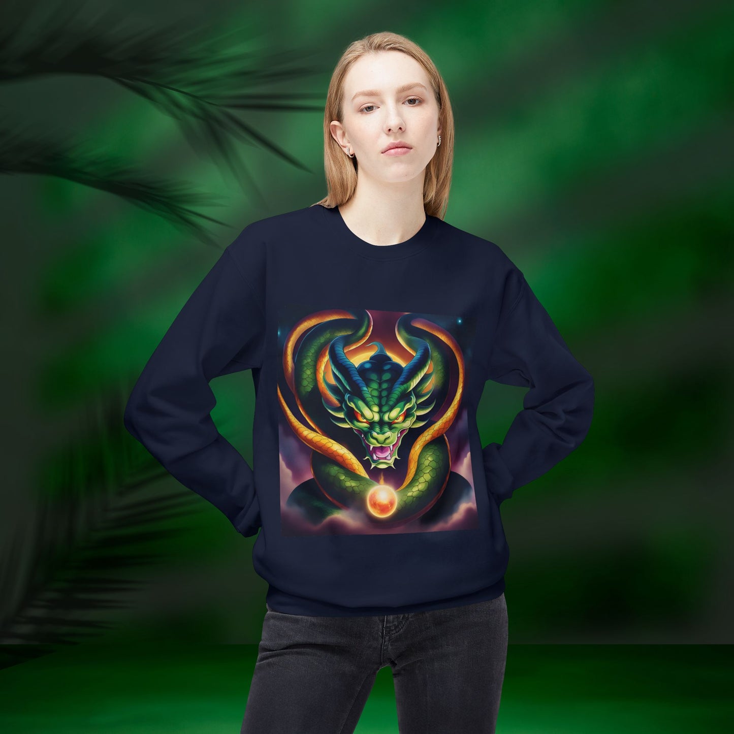 Shenron Midweight Softstyle Fleece Crewneck Sweatshirt