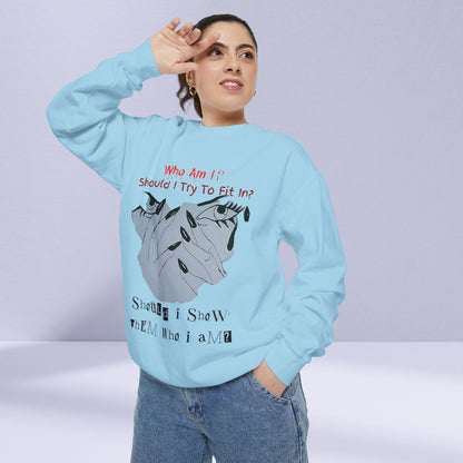 Unisex IDK Garment-Dyed Sweatshirt