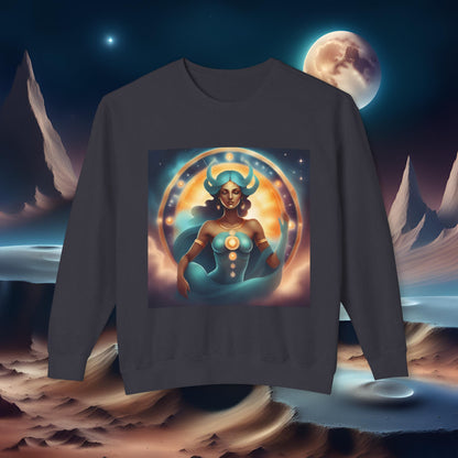 Lunar Cancer Lightweight Crewneck Sweatshirt