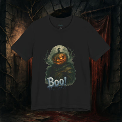 Sketched Spooky Pumpkin Monster Halloween Tee, Unisex Tee, Ghostly Apparel, Fall Fashion, Boo Graphic Shirt, Trick or Treat Wear, Halloween Gift