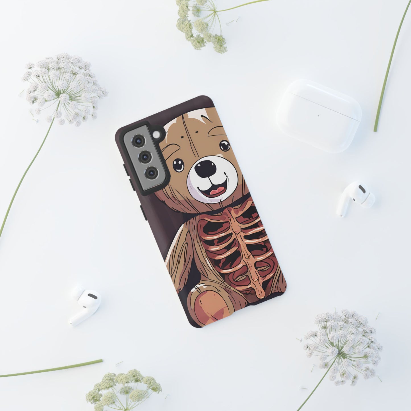 Weird Art Creepy Teddy Tough Cases