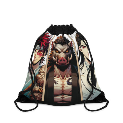 Demon Slayer + Naruto Drawstring Bag