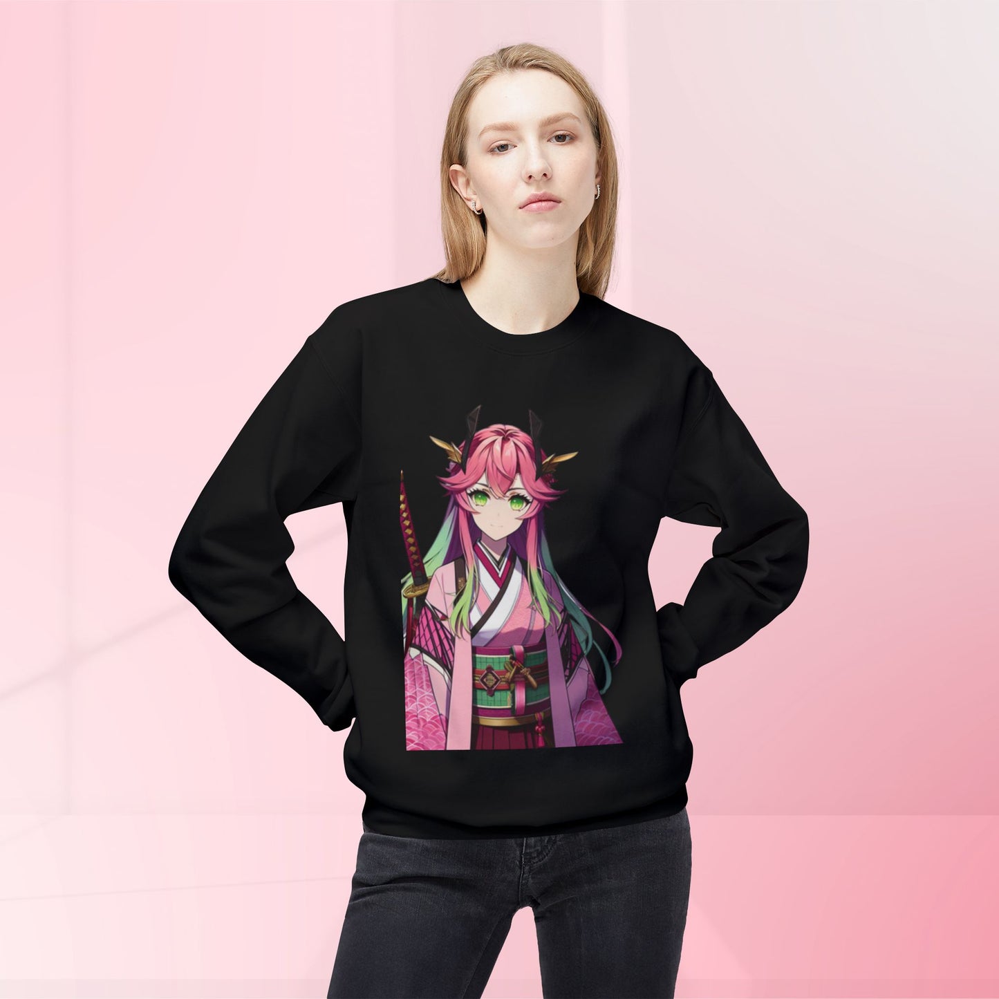 Mitsuri Fleece Crewneck Sweatshirt