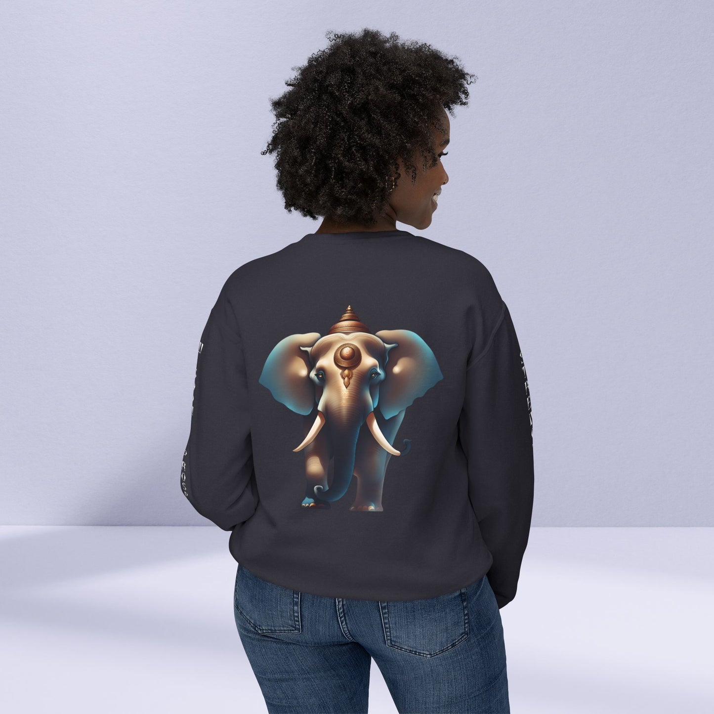 Vinayaki  Unisex Lightweight Crewneck Sweatshirt