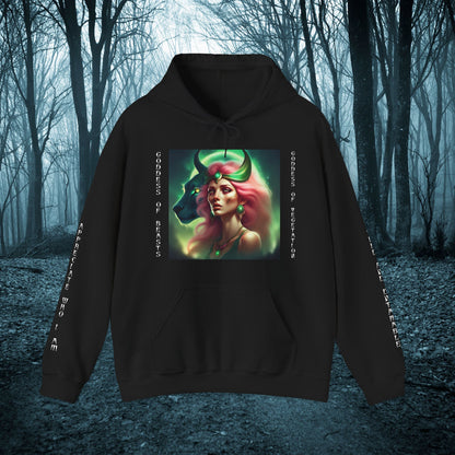 Goddess Of The Hunt Unisex Heavy Blend™ Hooded Sweatshirt