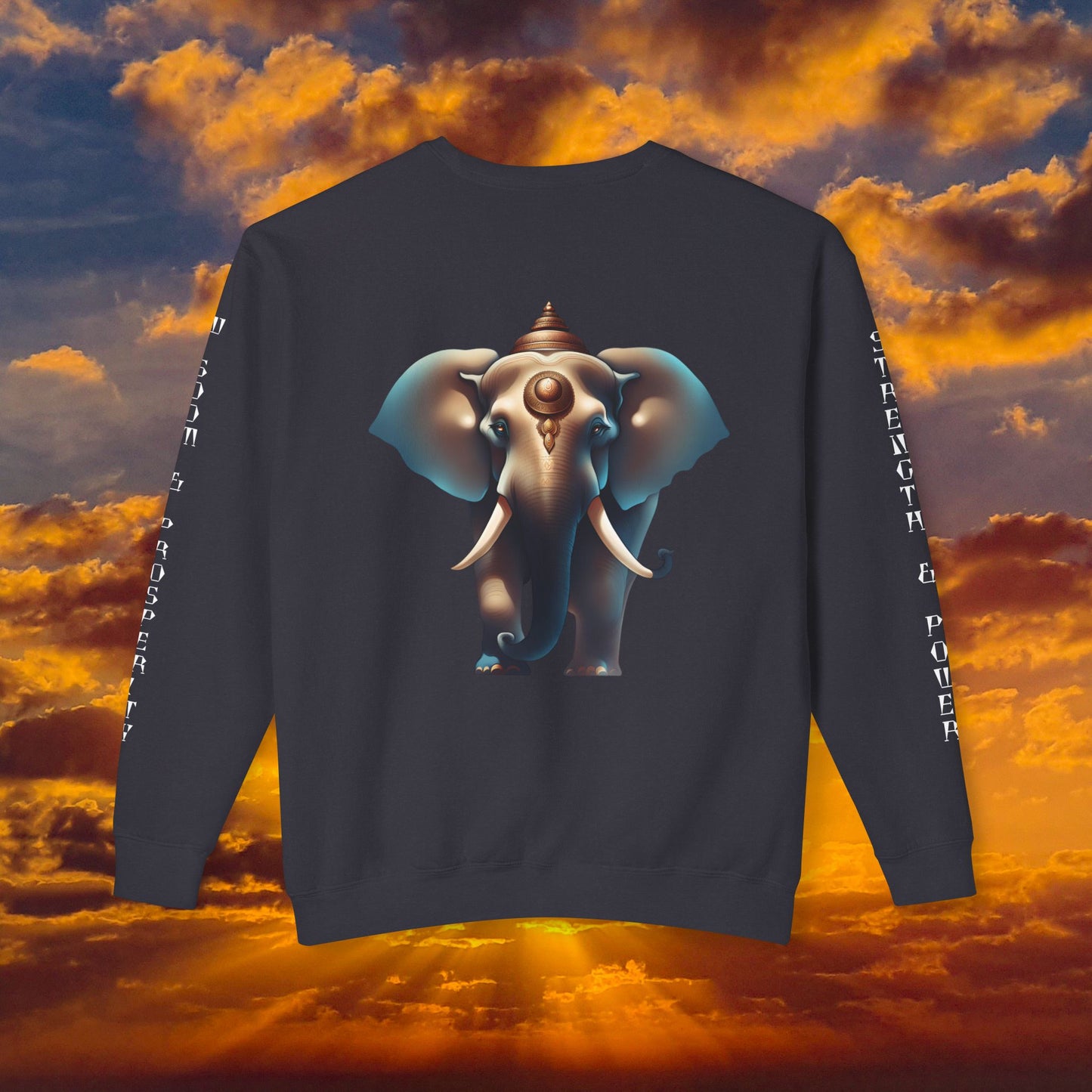 Vinayaki  Unisex Lightweight Crewneck Sweatshirt