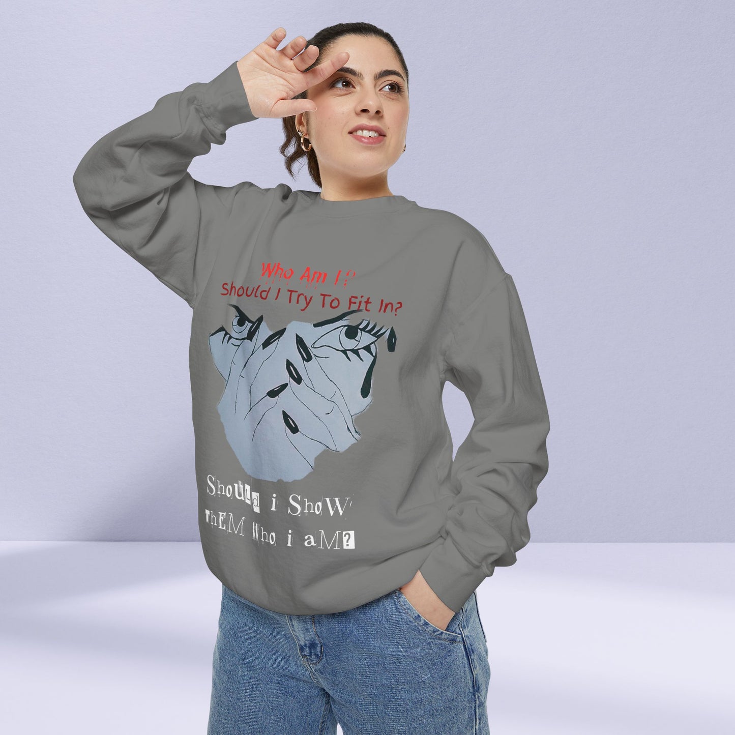 Unisex IDK Garment-Dyed Sweatshirt