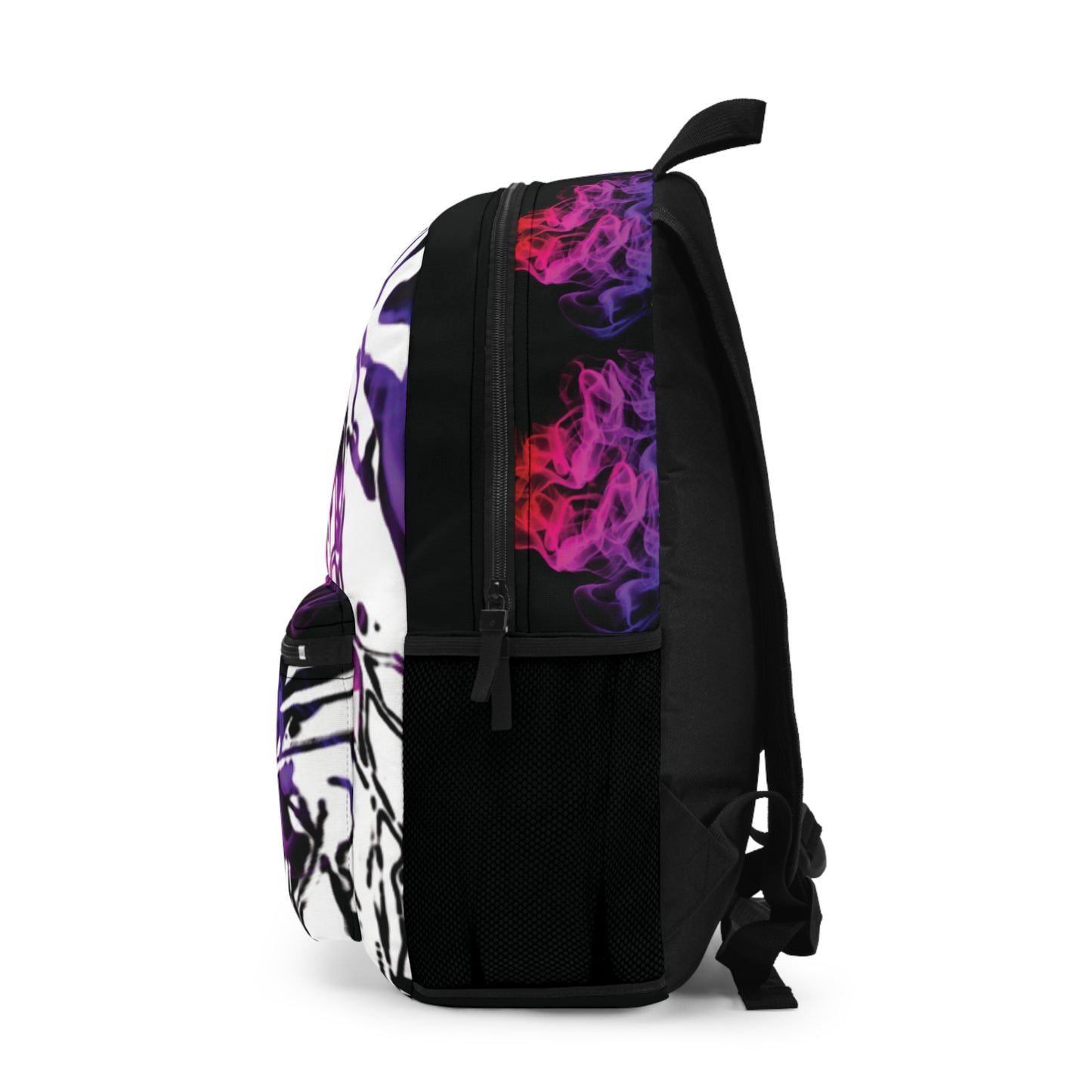 Purple Ombre Smoke Designed Backpack