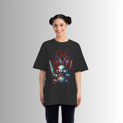 Spooky Bunny T-Shirt - Halloween Humor Tee, Cute Scary Shirt, Fun Graphic Tee, Unique Gift for Halloween, Horror Movie Fans