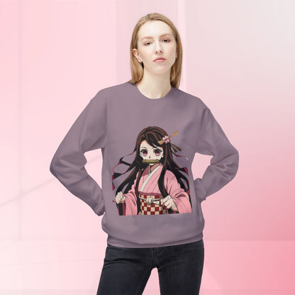 Nezuko Softstyle Fleece Crewneck Sweatshirt