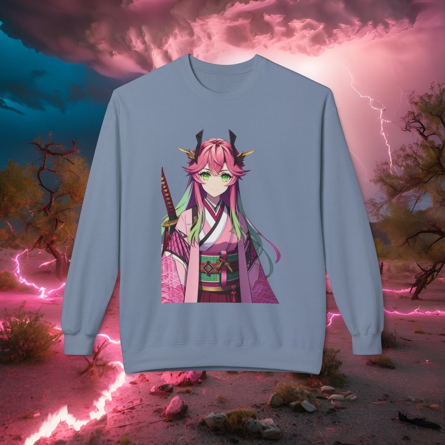 Mitsuri Fleece Crewneck Sweatshirt