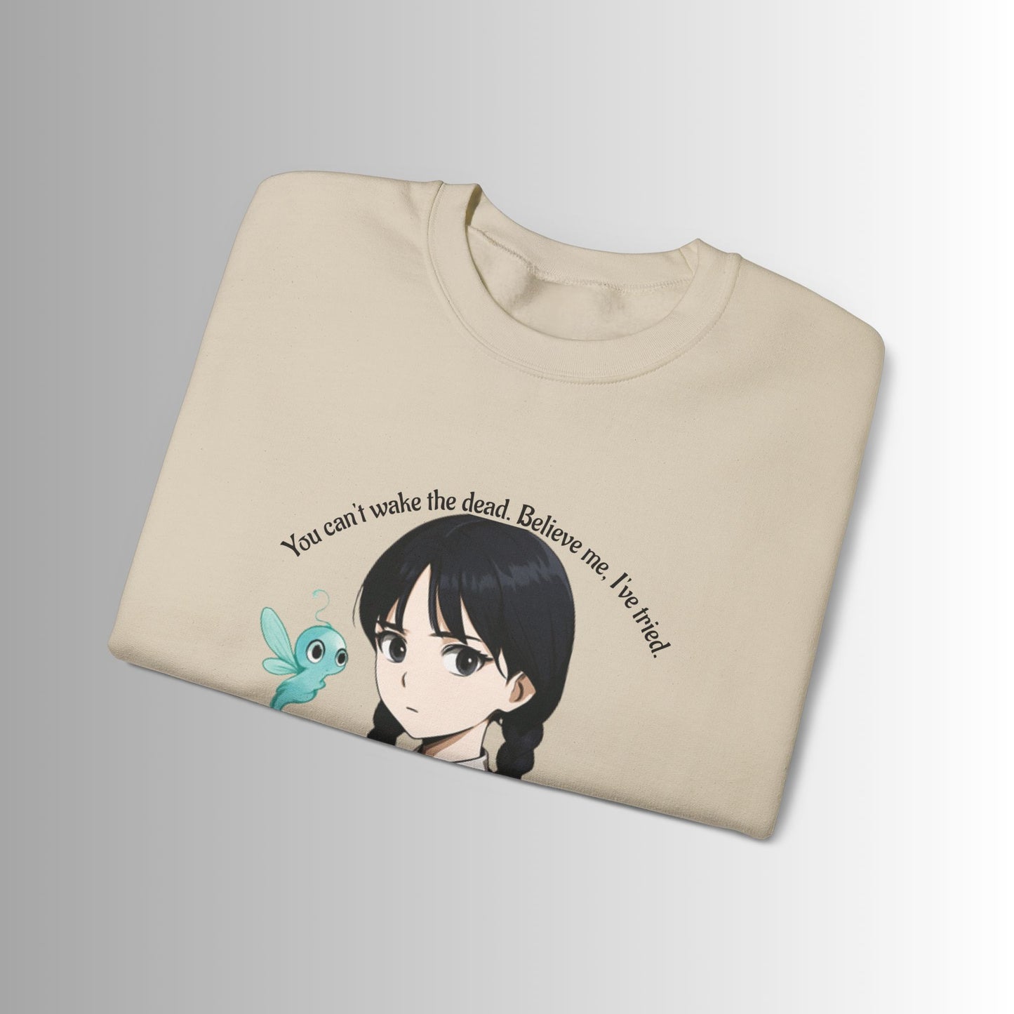 Anime-Inspired Wednesday Can't Wake the Dead Sweatshirt