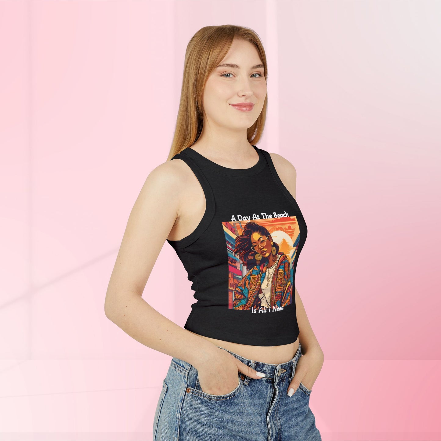 Women's Tribe of Warmth Micro Rib Racer Tank Top