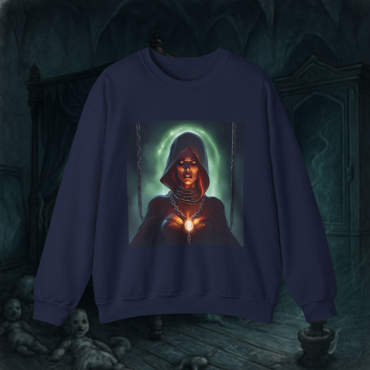 Spooky Chains Crewneck Sweatshirt