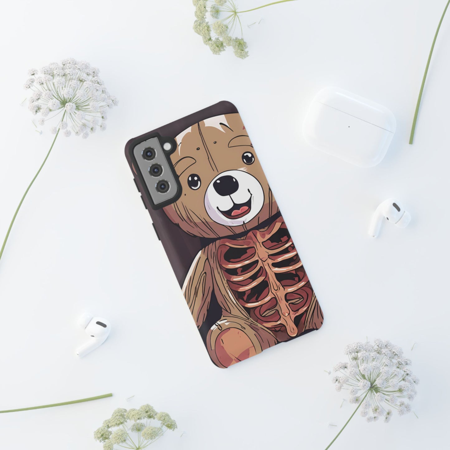 Weird Art Creepy Teddy Tough Cases