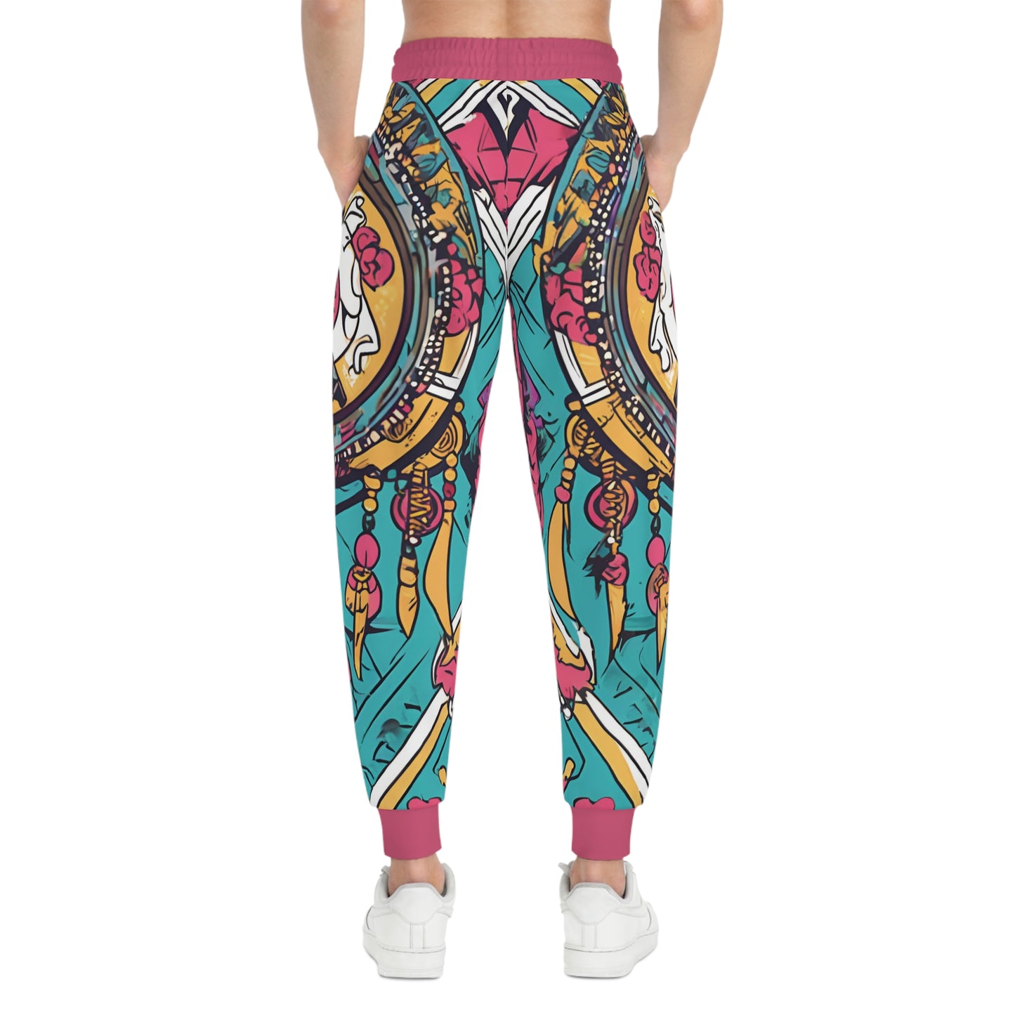 Colorful Pattern With An Ornate Design Joggers