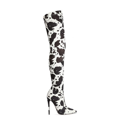 European And American Style Stiletto High Heels Over-the-knee Boots